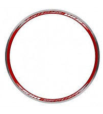 Código:953874 Aro 26x1.9 alumínio 36f aero vermelho