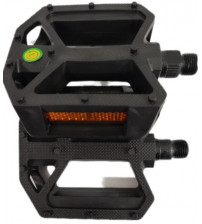 Código:95611 Pedal plataforma nylon preto c/esfera Inglês