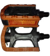 Código:95618 Pedal MTB bicolor sport preto/marron Sueco