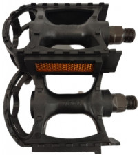 Código:956942 Pedal Trekking nylon preto c/esfera Inglês