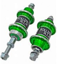 Código:956952 Cubo dianteiro/traseiro alumínio 36f c/ rolamento verde (par)