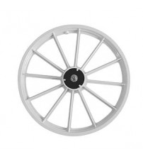 Código:956953 Roda plástica dianteira aro 16 branca