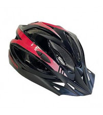 Código:95737 Capacete Adulto preto/vermelho G