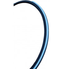 Código:95791 Pneu aro 700x23 preto c/ lista branca