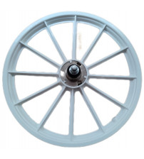 Código:958803 Roda plástica traseira aro 16 branca