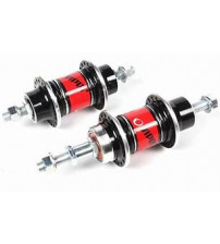 Código:95980 Cubo dianteiro/traseiro alumínio 36f c/ rolamento preto (par)